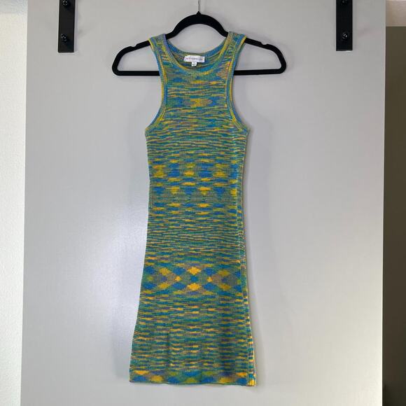 Blue and Yellow Dress - Picture 3 of 5